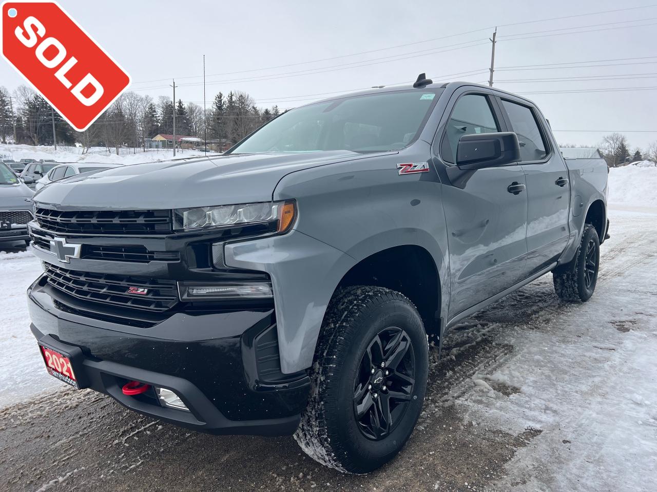 2021 Chevrolet Silverado 1500 LT Trail Boss One Owner | Trail Boss | Leather | Sunroof | 18" Wheels Photo3
