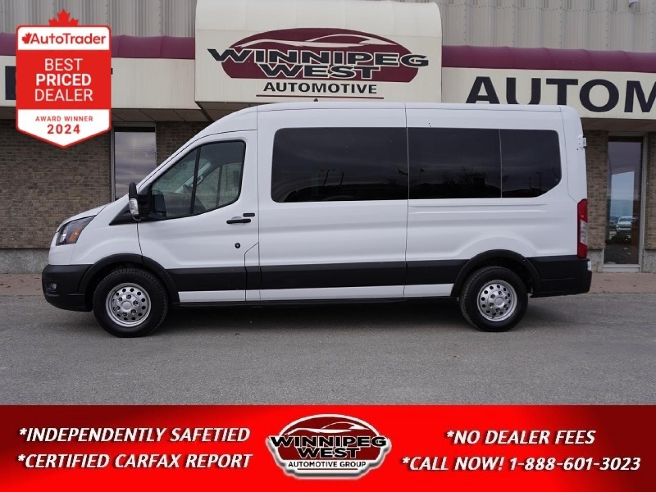 Used 2023 Ford Transit Passenger Wagon T-350 148  Med Roof XL AWD VERY CLEAN LOW KMS!! for sale in Headingley, MB