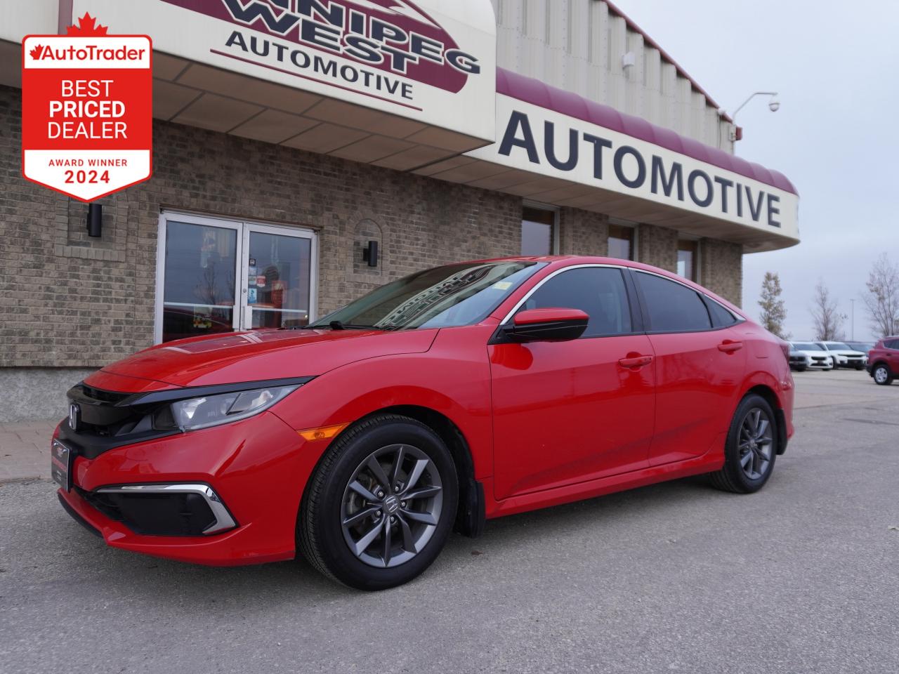 Used 2021 Honda Civic Sedan EX CVT for sale in Headingley, MB