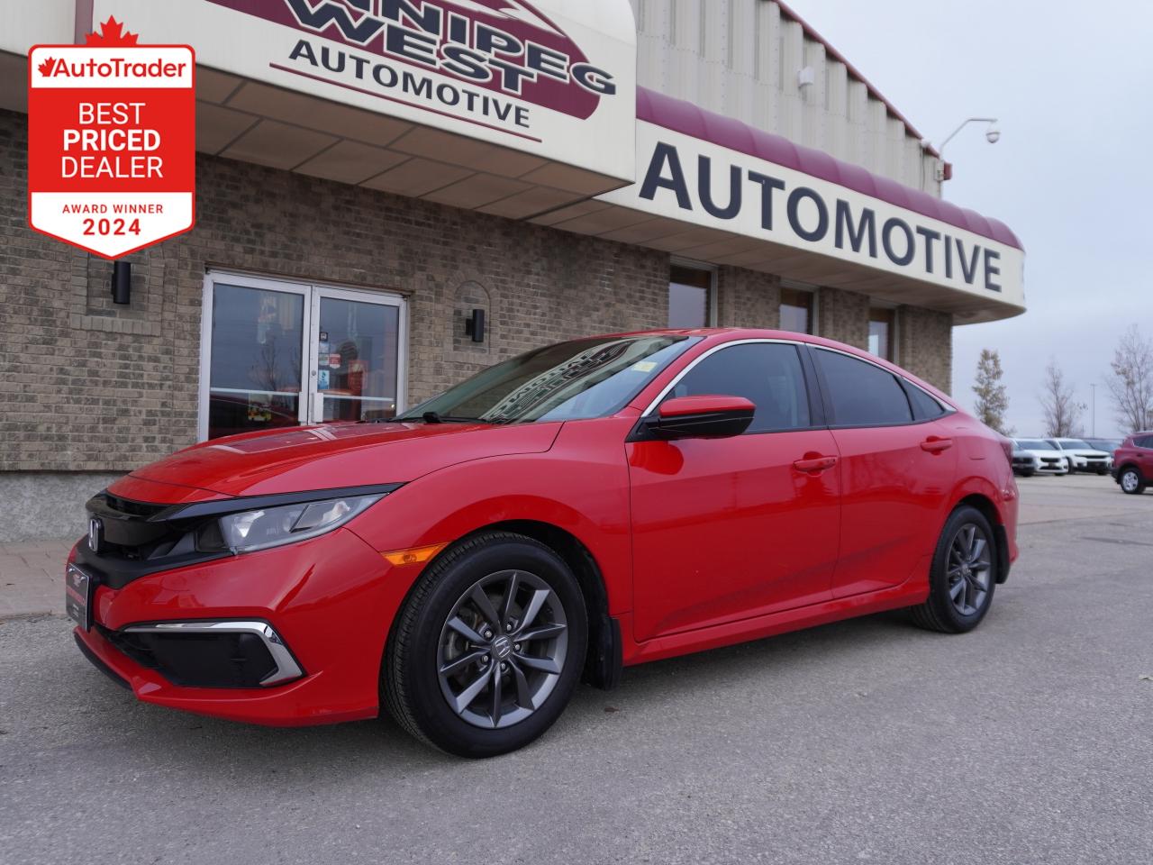 Used 2021 Honda Civic Sedan EX CVT for sale in Headingley, MB