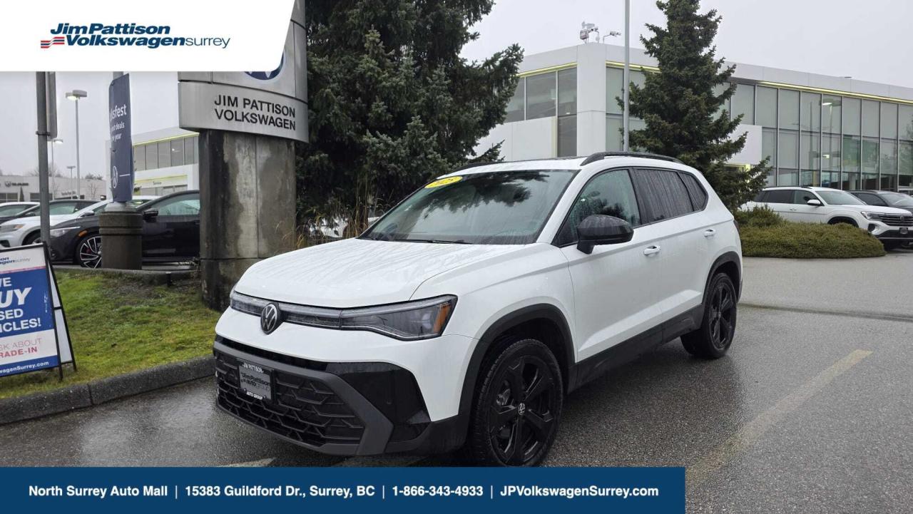 Used 2025 Volkswagen Taos Comfortline Black Edition 4MOTION, NO ACCIDENT for sale in Surrey, BC
