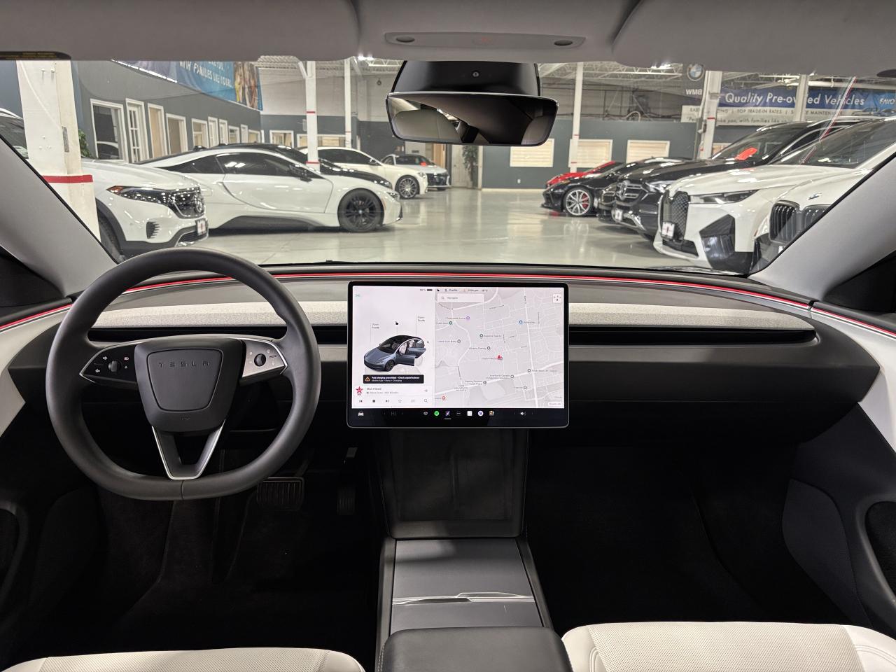2024 Tesla Model 3 RWD|FRONTPPF|WHITELEATHER|AMBIENT|REARSCREEN|NAV|+ - Photo #16