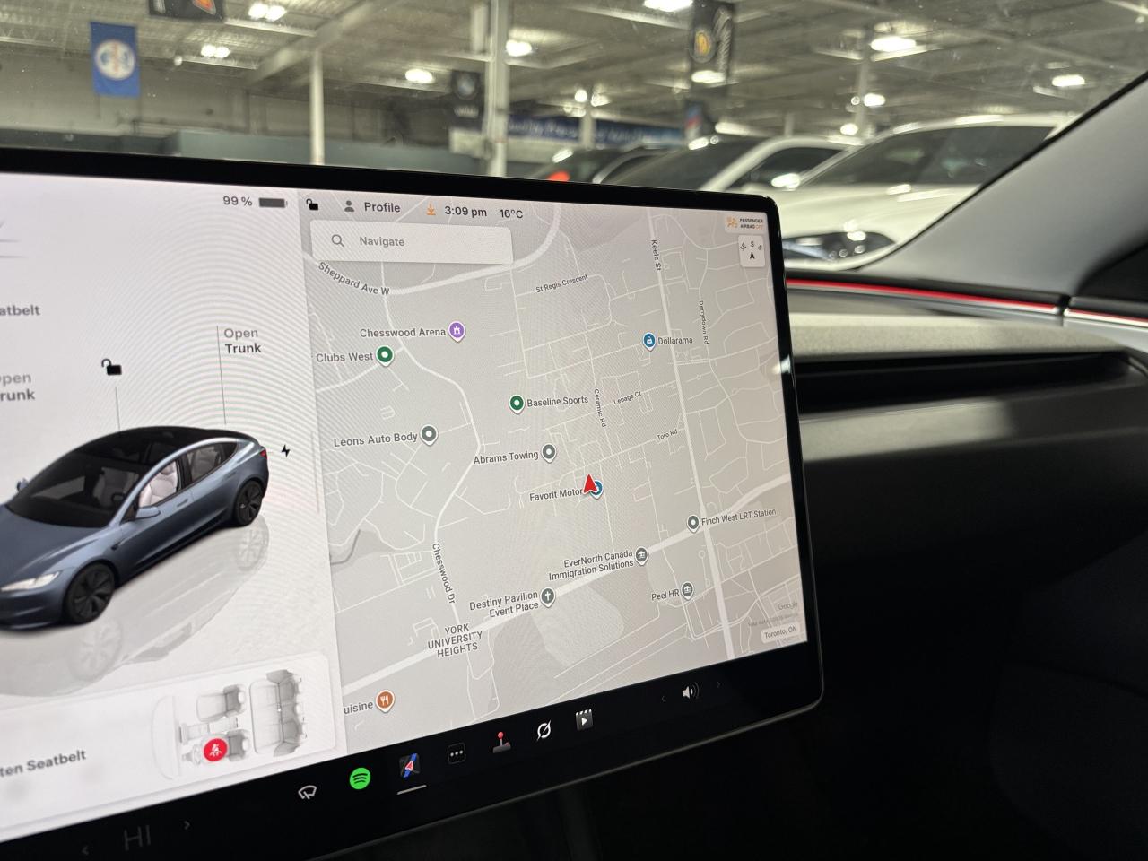 2024 Tesla Model 3 RWD|FRONTPPF|WHITELEATHER|AMBIENT|REARSCREEN|NAV|+ - Photo #26