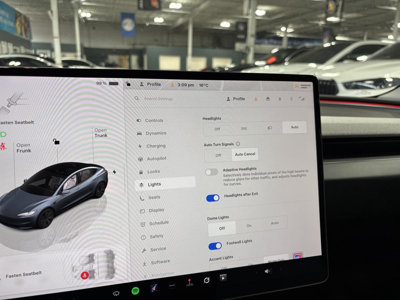2024 Tesla Model 3 RWD|FRONTPPF|WHITELEATHER|AMBIENT|REARSCREEN|NAV|+ - Photo #33