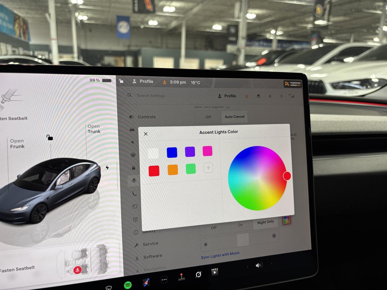 2024 Tesla Model 3 RWD|FRONTPPF|WHITELEATHER|AMBIENT|REARSCREEN|NAV|+ - Photo #34