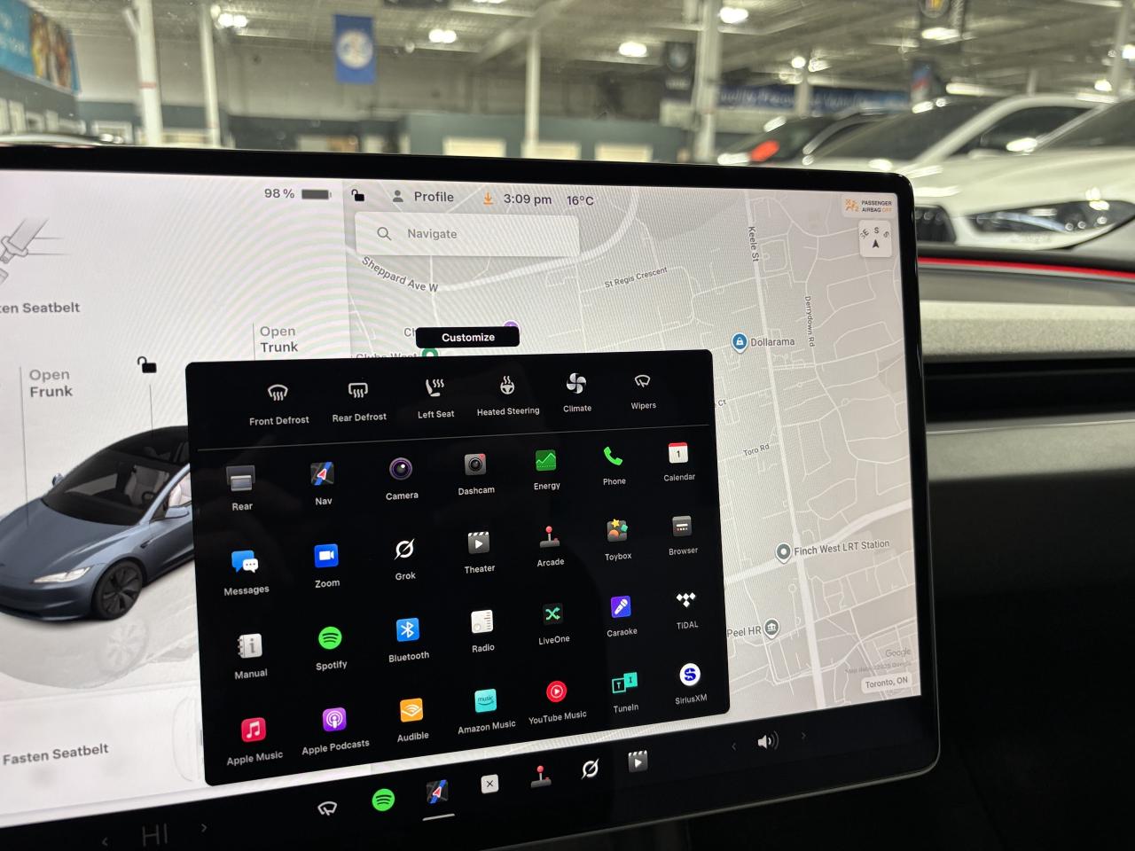 2024 Tesla Model 3 RWD|FRONTPPF|WHITELEATHER|AMBIENT|REARSCREEN|NAV|+ - Photo #37