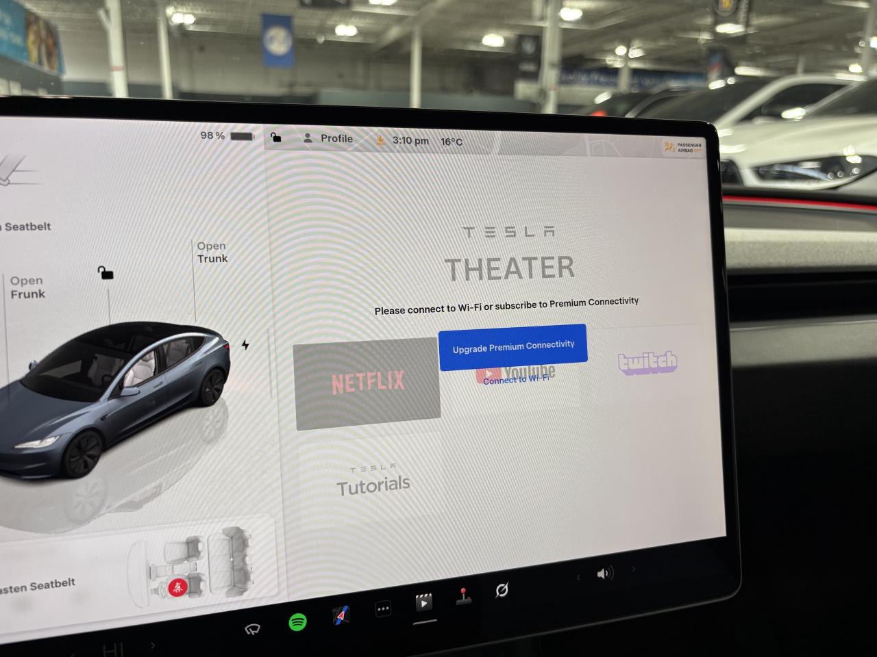 2024 Tesla Model 3 RWD|FRONTPPF|WHITELEATHER|AMBIENT|REARSCREEN|NAV|+ - Photo #38