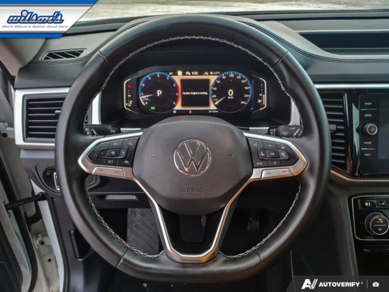 2021 Volkswagen Atlas Execline AWD | Blind Spot Monitor | Panoramic Sunroof | Heated and Cooled Seats | 360 Cam and More ! Photo