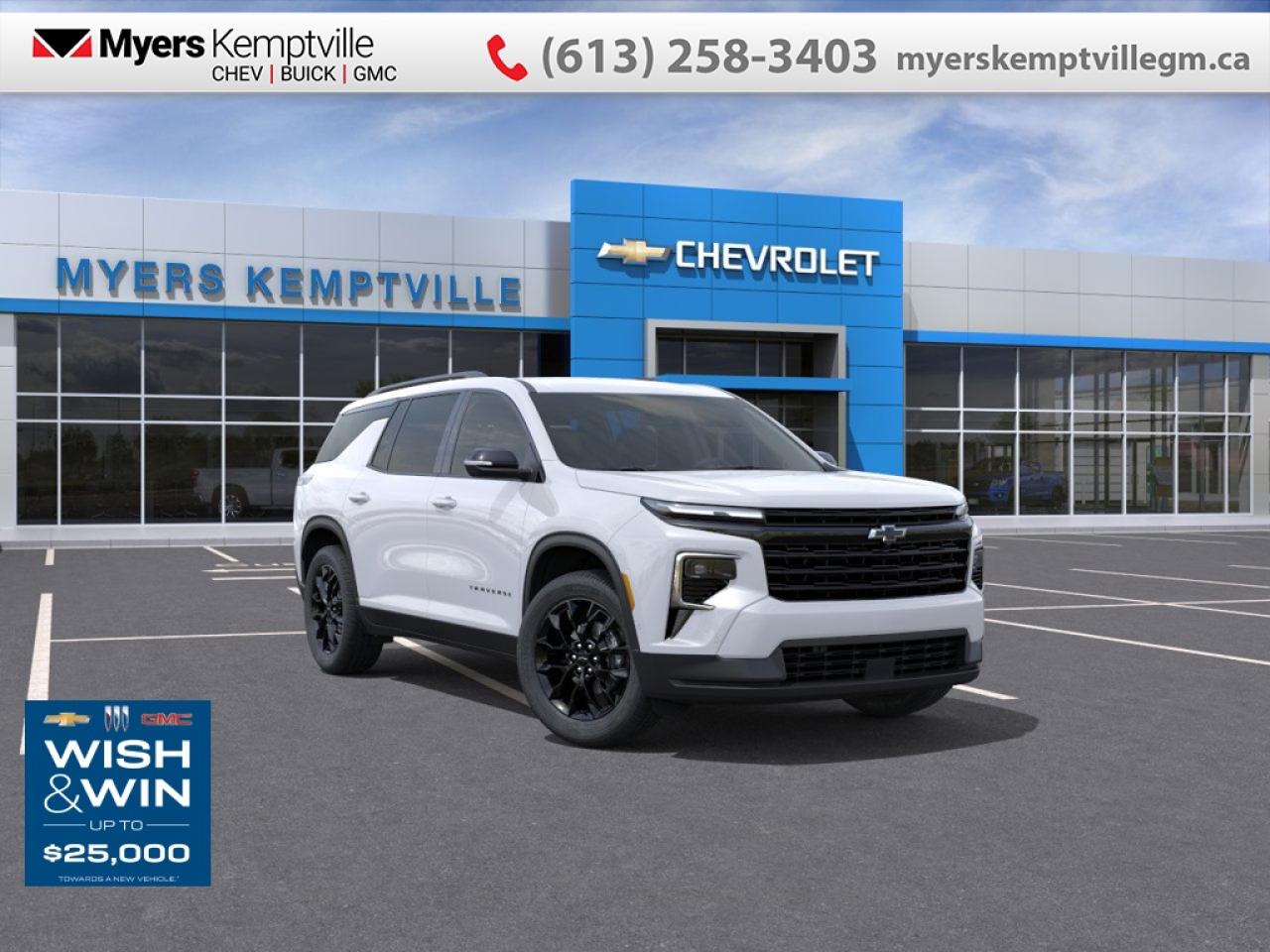 New 2026 Chevrolet Traverse LT  -  Sport Edition for sale in Kemptville, ON