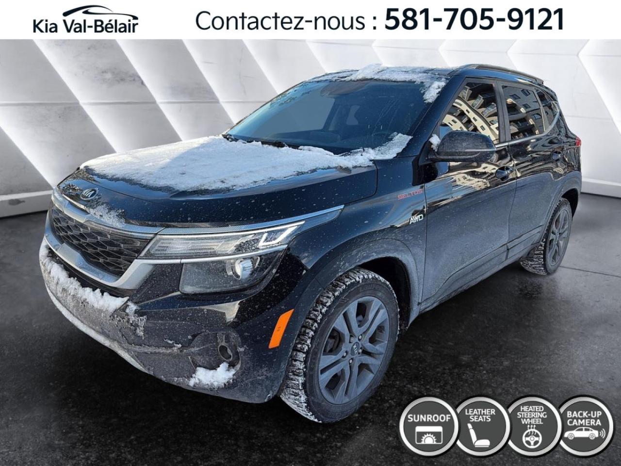 Used 2021 Kia Seltos EX *AWD *TOIT *CUIR *CAMERA *CARPLAY *SIEGES/VOLANT CHAUFF for sale in Québec, QC