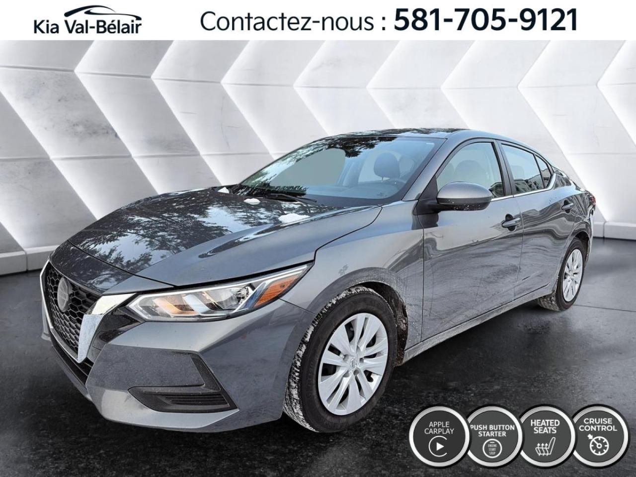 Used 2023 Nissan Sentra SV *CRUISE *BI-ZONE *CAMÉRA *CARPLAY *SIÈGES CHAUFF for sale in Québec, QC