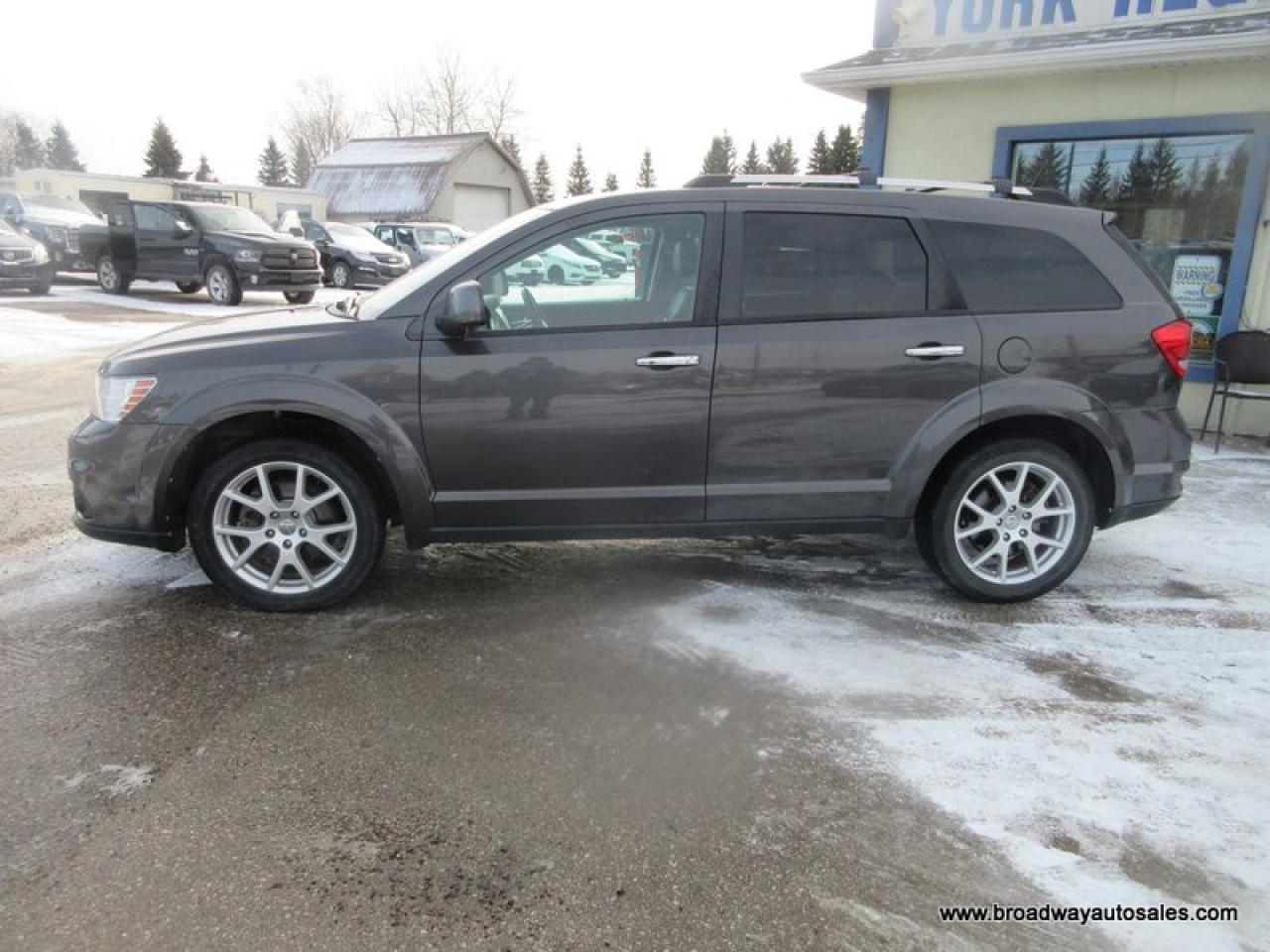 2017 Dodge Journey ALL-WHEEL DRIVE GT-PACKAGE 7 PASSENGER 3.6L - V6.. BENCH & 3RD ROW.. POWER SUNROOF.. LEATHER.. HEATED SEATS & WHEEL.. DVD PLAYER.. Photo2