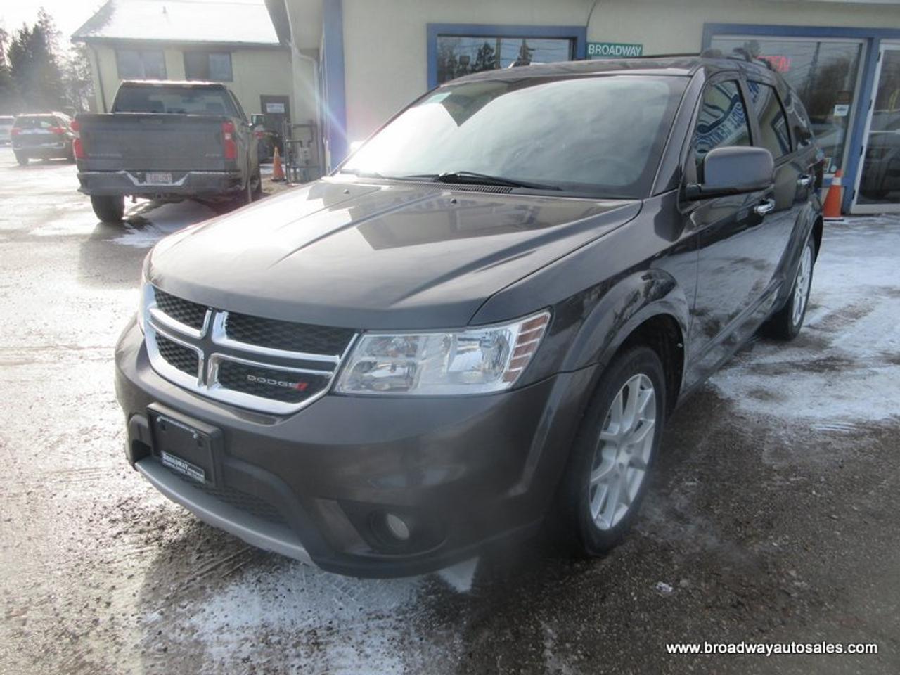 2017 Dodge Journey ALL-WHEEL DRIVE GT-PACKAGE 7 PASSENGER 3.6L - V6.. BENCH & 3RD ROW.. POWER SUNROOF.. LEATHER.. HEATED SEATS & WHEEL.. DVD PLAYER.. Photo
