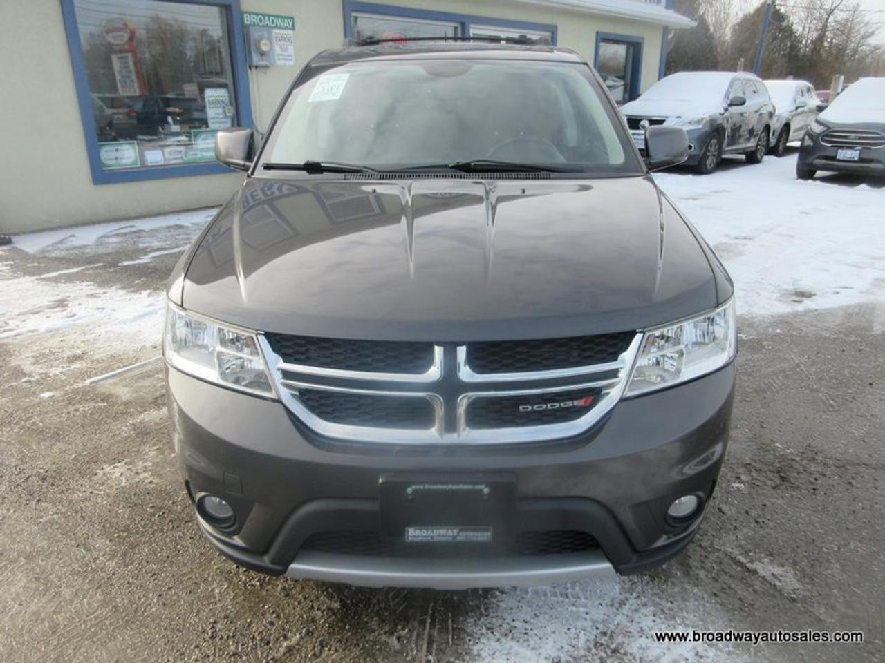 2017 Dodge Journey ALL-WHEEL DRIVE GT-PACKAGE 7 PASSENGER 3.6L - V6.. BENCH & 3RD ROW.. POWER SUNROOF.. LEATHER.. HEATED SEATS & WHEEL.. DVD PLAYER.. Photo