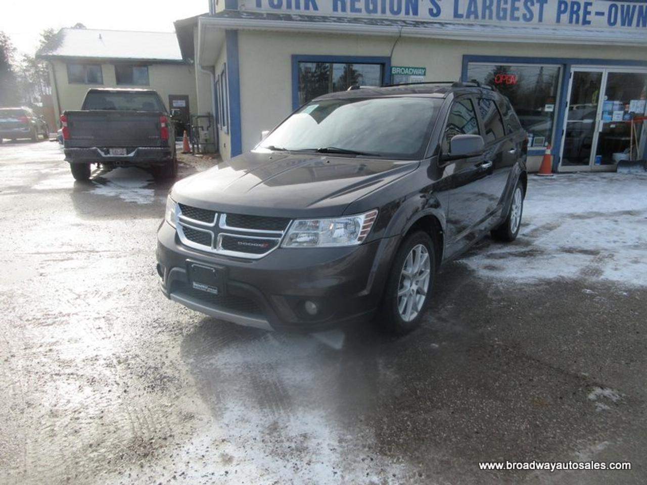 2017 Dodge Journey ALL-WHEEL DRIVE GT-PACKAGE 7 PASSENGER 3.6L - V6.. BENCH & 3RD ROW.. POWER SUNROOF.. LEATHER.. HEATED SEATS & WHEEL.. DVD PLAYER.. Photo