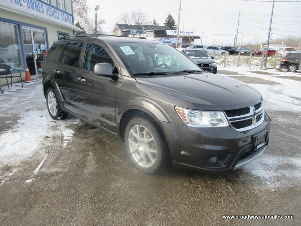 2017 Dodge Journey ALL-WHEEL DRIVE GT-PACKAGE 7 PASSENGER 3.6L - V6.. BENCH & 3RD ROW.. POWER SUNROOF.. LEATHER.. HEATED SEATS & WHEEL.. DVD PLAYER.. Photo