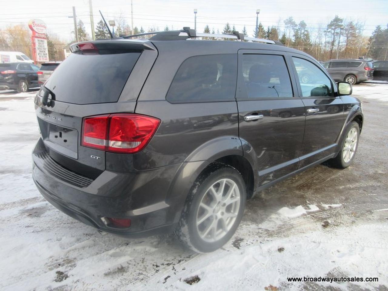 2017 Dodge Journey ALL-WHEEL DRIVE GT-PACKAGE 7 PASSENGER 3.6L - V6.. BENCH & 3RD ROW.. POWER SUNROOF.. LEATHER.. HEATED SEATS & WHEEL.. DVD PLAYER.. Photo