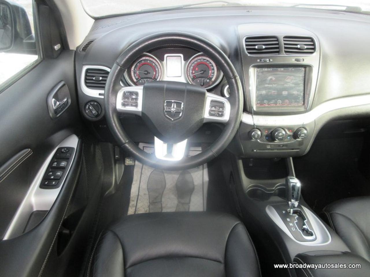 2017 Dodge Journey ALL-WHEEL DRIVE GT-PACKAGE 7 PASSENGER 3.6L - V6.. BENCH & 3RD ROW.. POWER SUNROOF.. LEATHER.. HEATED SEATS & WHEEL.. DVD PLAYER.. Photo