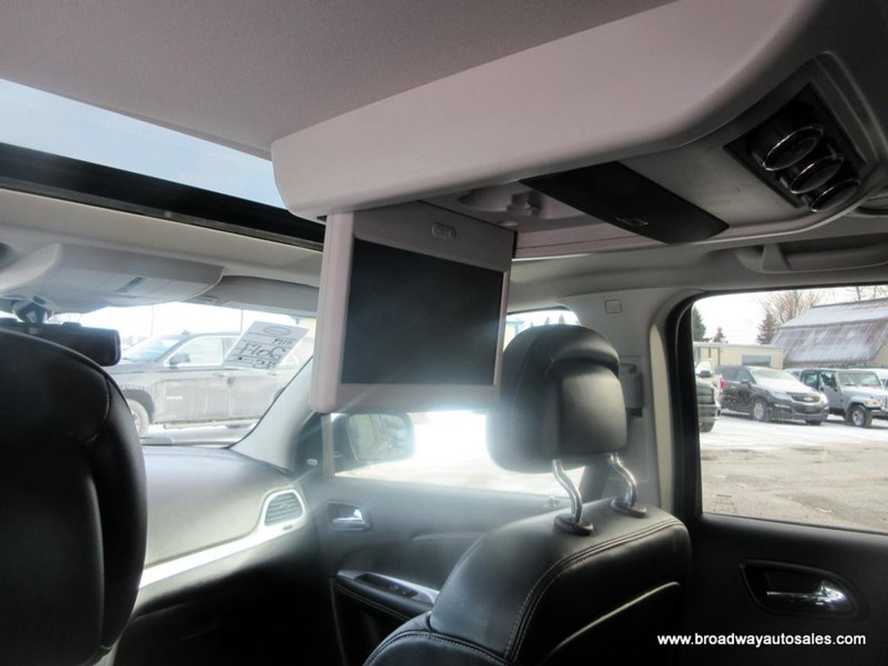 2017 Dodge Journey ALL-WHEEL DRIVE GT-PACKAGE 7 PASSENGER 3.6L - V6.. BENCH & 3RD ROW.. POWER SUNROOF.. LEATHER.. HEATED SEATS & WHEEL.. DVD PLAYER.. Photo