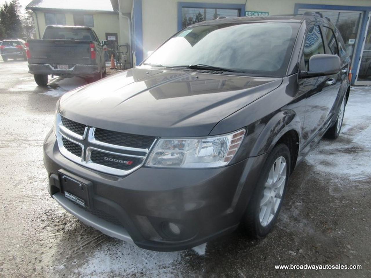 2017 Dodge Journey ALL-WHEEL DRIVE GT-PACKAGE 7 PASSENGER 3.6L - V6.. BENCH & 3RD ROW.. POWER SUNROOF.. LEATHER.. HEATED SEATS & WHEEL.. DVD PLAYER.. Photo