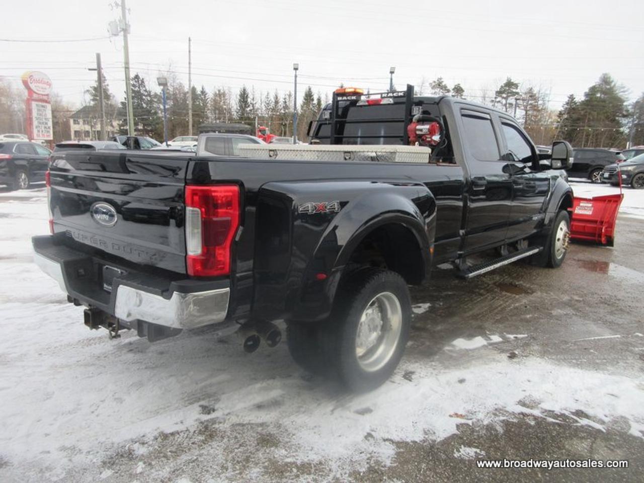 2017 Ford F-450 WINTER-READY XLT-EDITION 6 PASSENGER 6.7L - DIESEL.. 4X4.. CREW-CAB.. 8-FOOT-DUALLY.. WESTERN-WIDE-OUT-PLOW.. NAVIGATION.. WEATHER-GUARD-TANK.. Photo