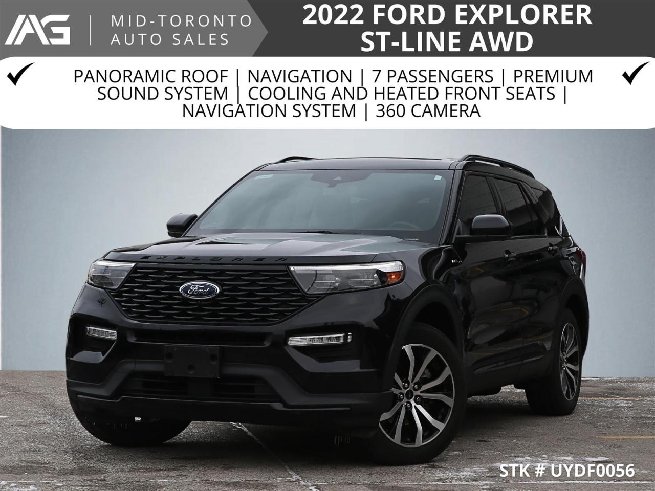 Used 2022 Ford Explorer ST-Line AWD for sale in North York, ON