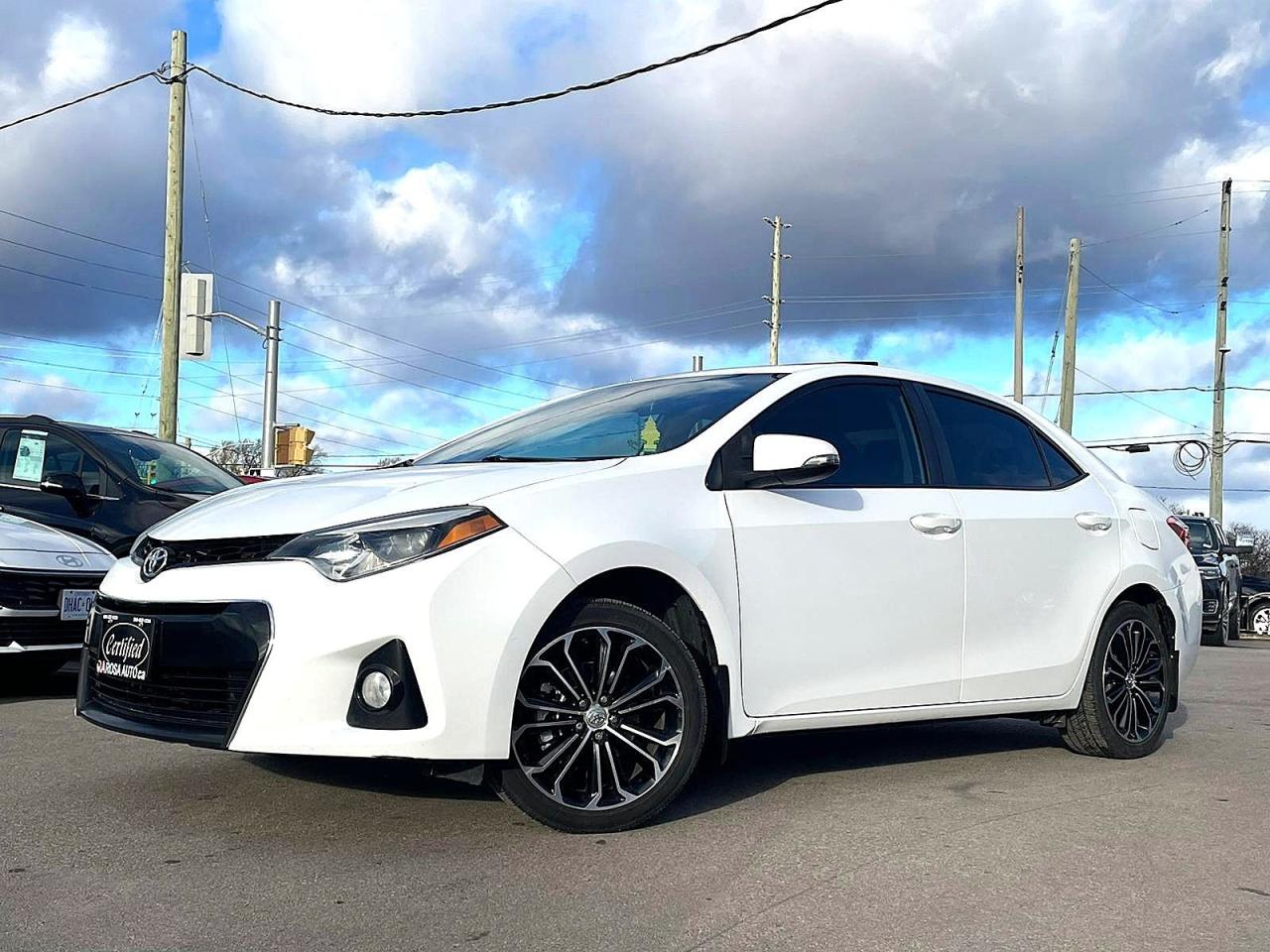 Used 2014 Toyota Corolla S AUTO LEATHER SUNROOF CAMERA B-TOOTH  CERTIFIED for sale in Oakville, ON