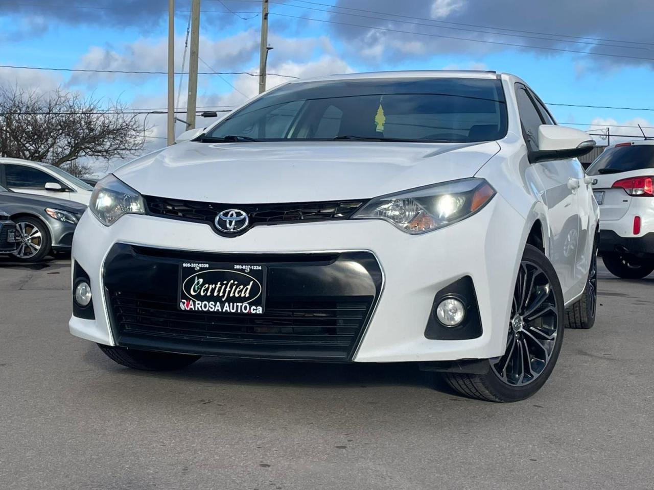 2014 Toyota Corolla S AUTO LEATHER SUNROOF CAMERA B-TOOTH  CERTIFIED - Photo #2