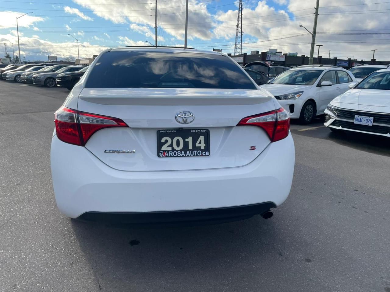 2014 Toyota Corolla S AUTO LEATHER SUNROOF CAMERA B-TOOTH  CERTIFIED - Photo #8