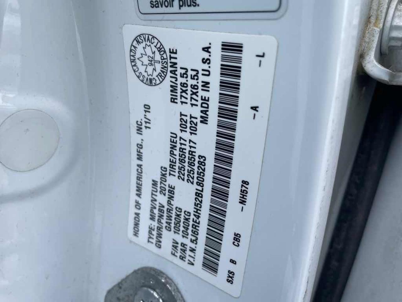 2011 Honda CR-V EX Photo