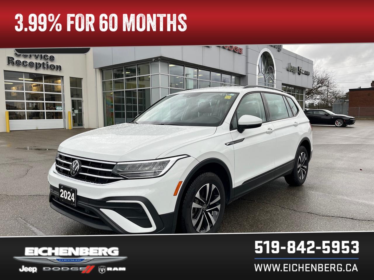 2024 Volkswagen Tiguan Trendline 4MOTION @ 3.99% for 60 mo Photo0