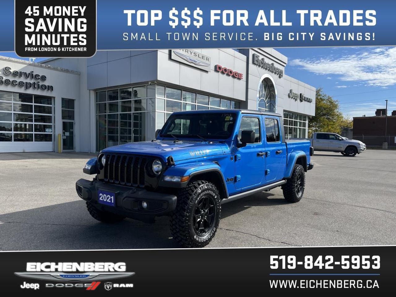2021 Jeep Gladiator Willys 4x4 @ 3.99% for 60 mo Photo