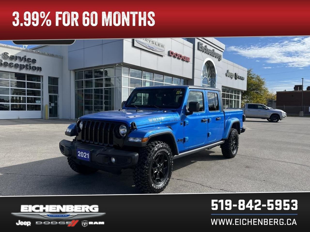 2021 Jeep Gladiator Willys 4x4 @ 3.99% for 60 mo Photo0