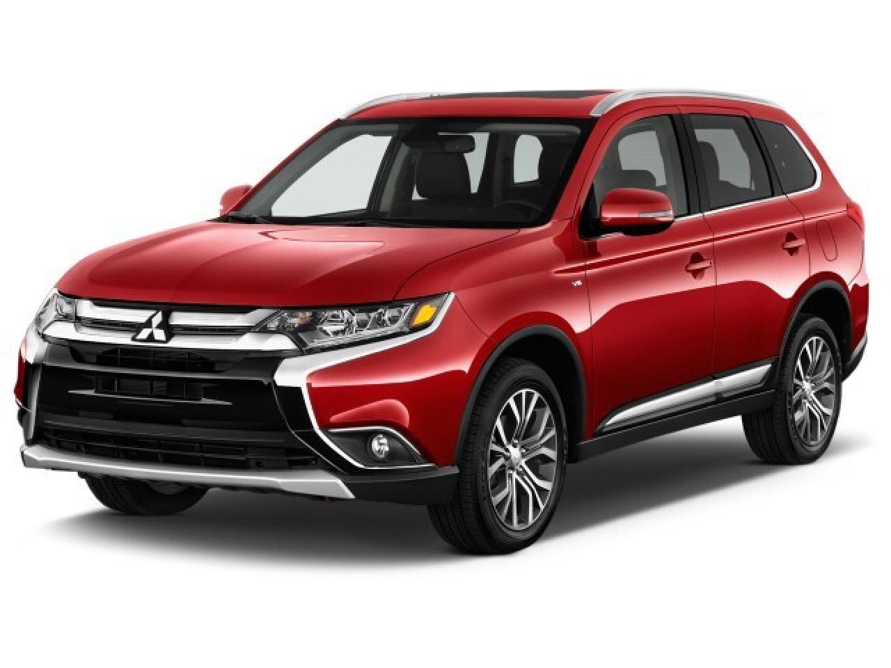 Used 2016 Mitsubishi Outlander GT AWC ~Heated Leather ~Sunroof ~Bluetooth ~Alloys for sale in Barrie, ON