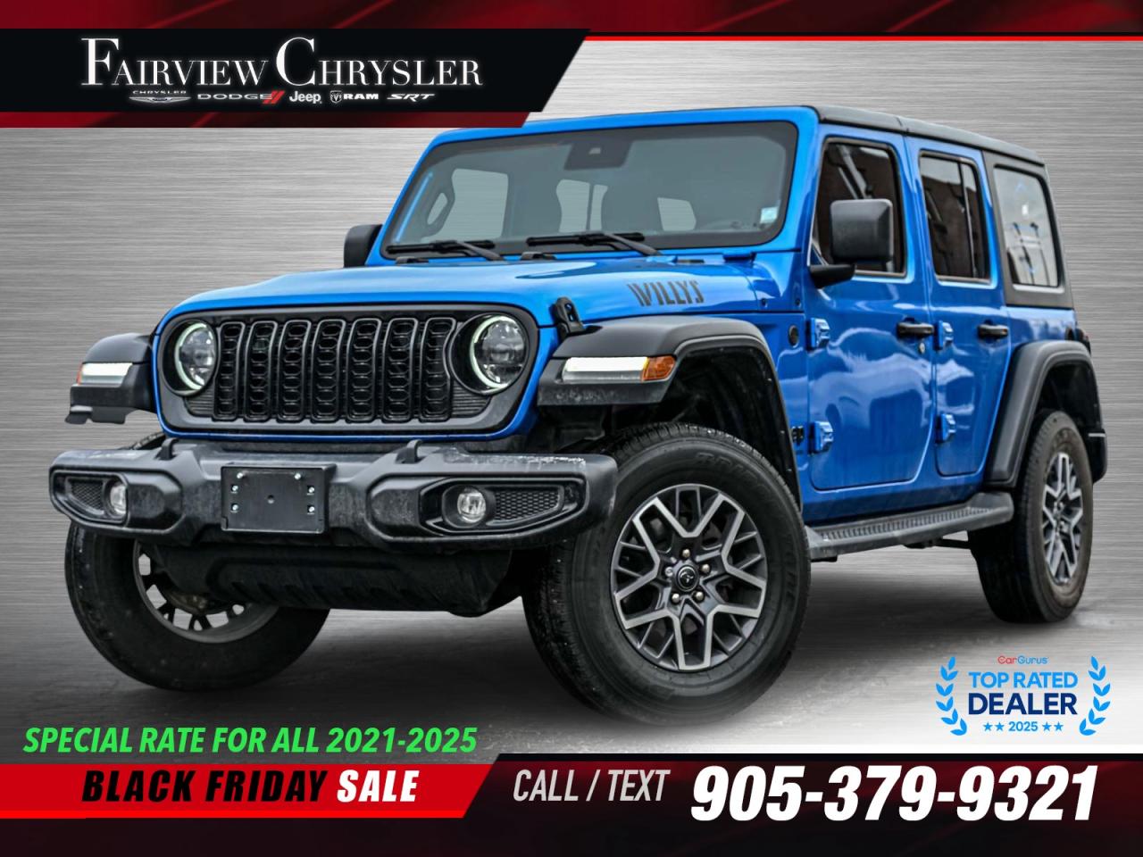 2024 Jeep Wrangler Sport WILLYS   ALPINE   BLIND SPOT   HEATED SEATS Photo0