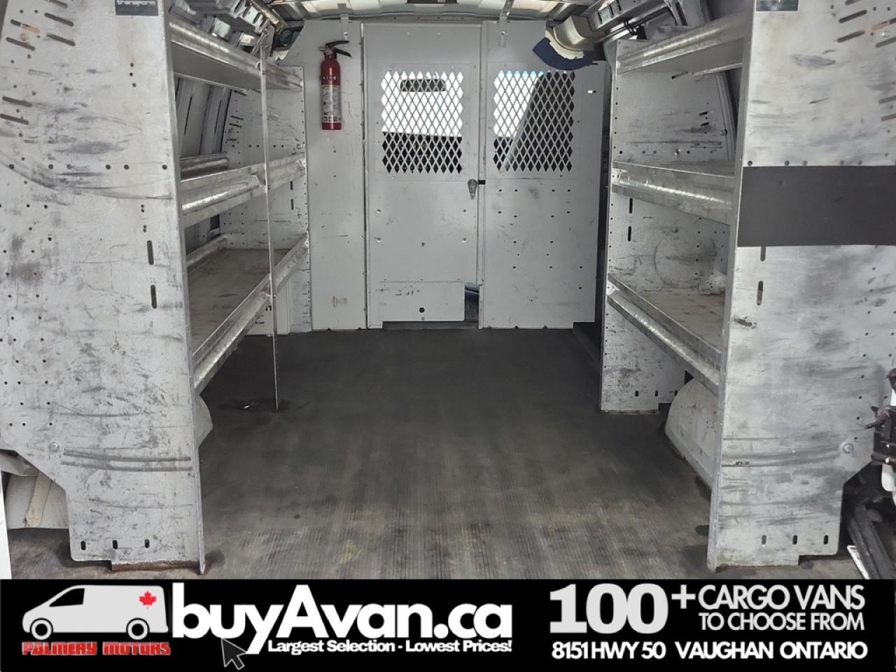 2018 GMC Savana Cargo Van 2500 Racks Divider Shelves Photo2