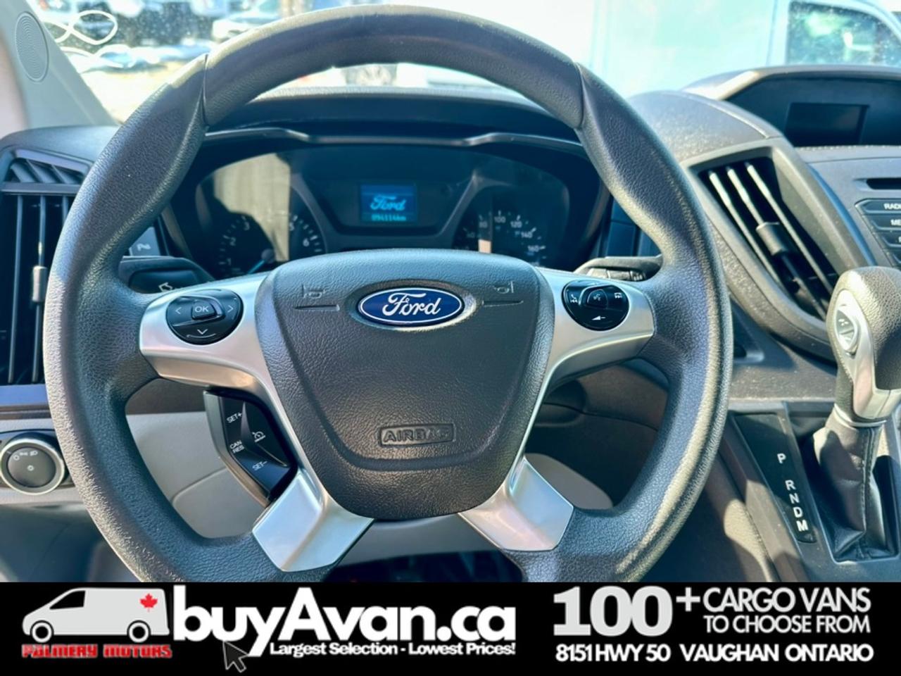 2019 Ford Transit Cargo Van T-250   Racks Shelves Divider   1-Owner  Certified Photo