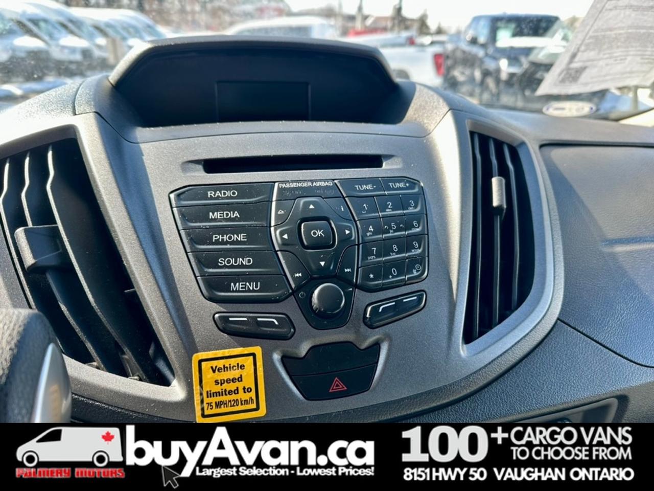 2019 Ford Transit Cargo Van T-250   Racks Shelves Divider   1-Owner  Certified Photo