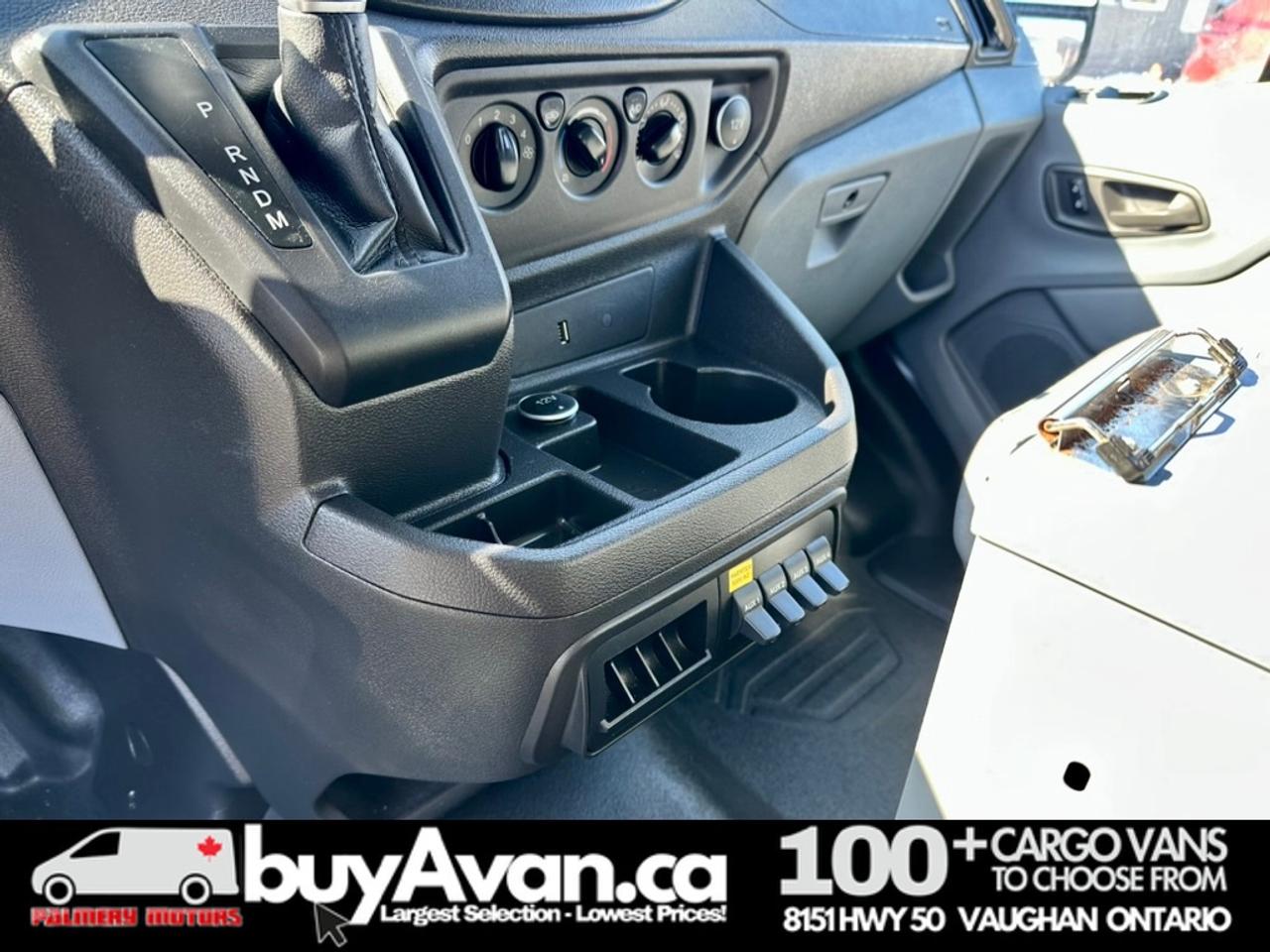 2019 Ford Transit Cargo Van T-250   Racks Shelves Divider   1-Owner  Certified Photo