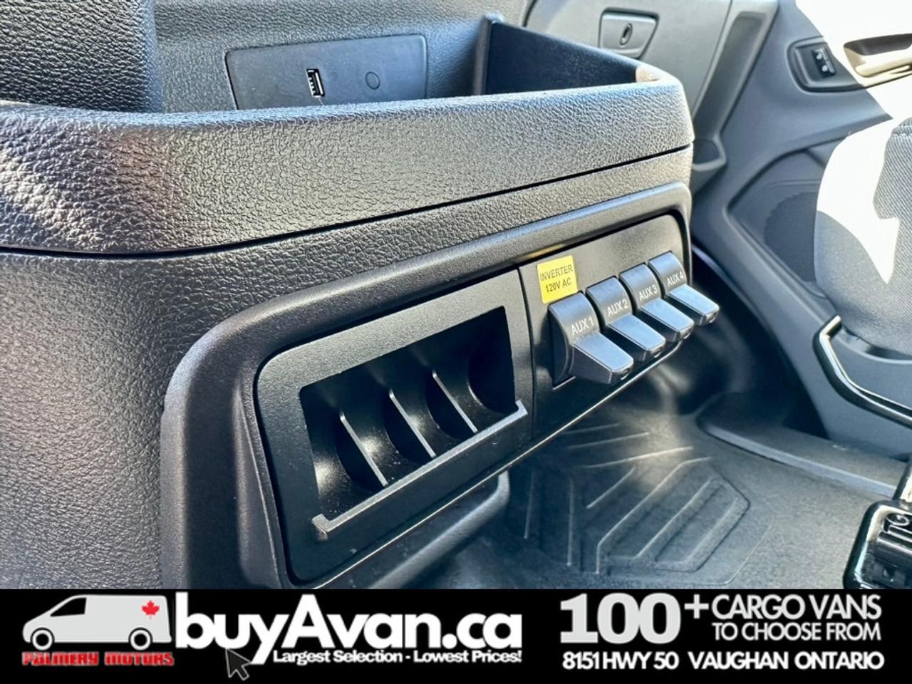 2019 Ford Transit Cargo Van T-250   Racks Shelves Divider   1-Owner  Certified Photo