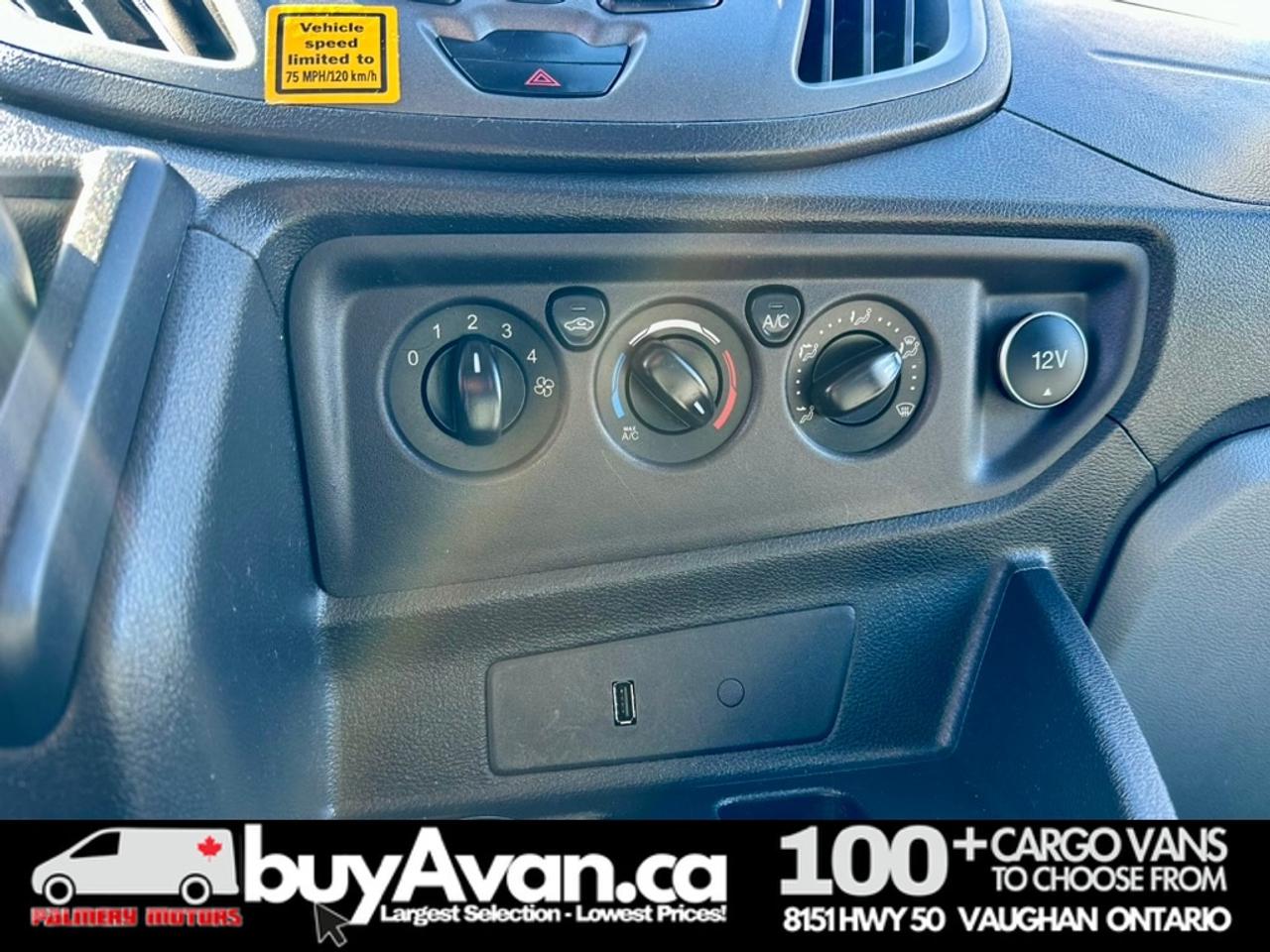 2019 Ford Transit Cargo Van T-250   Racks Shelves Divider   1-Owner  Certified Photo