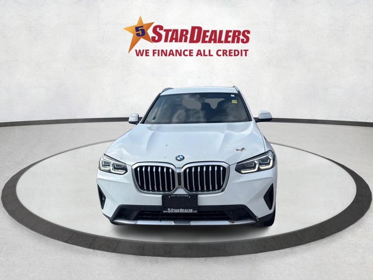 2022 BMW X3 NAV LEATHER CERTIFIED MINT WE FINANCE ALL CREDIT! Photo