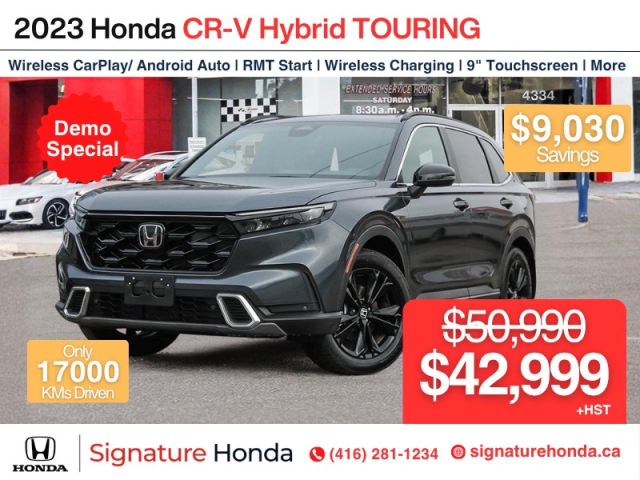 Used 2023 Honda CR-V Hybrid Touring for sale in Scarborough, ON