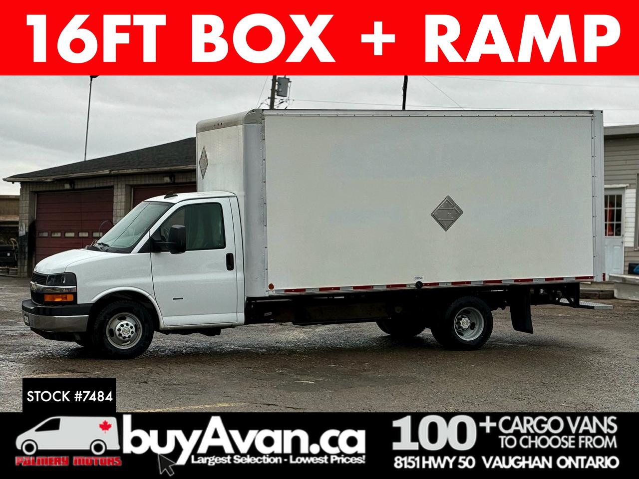 2020 GMC Savana Cargo Van 3500 16 FT Box Cube Van Photo
