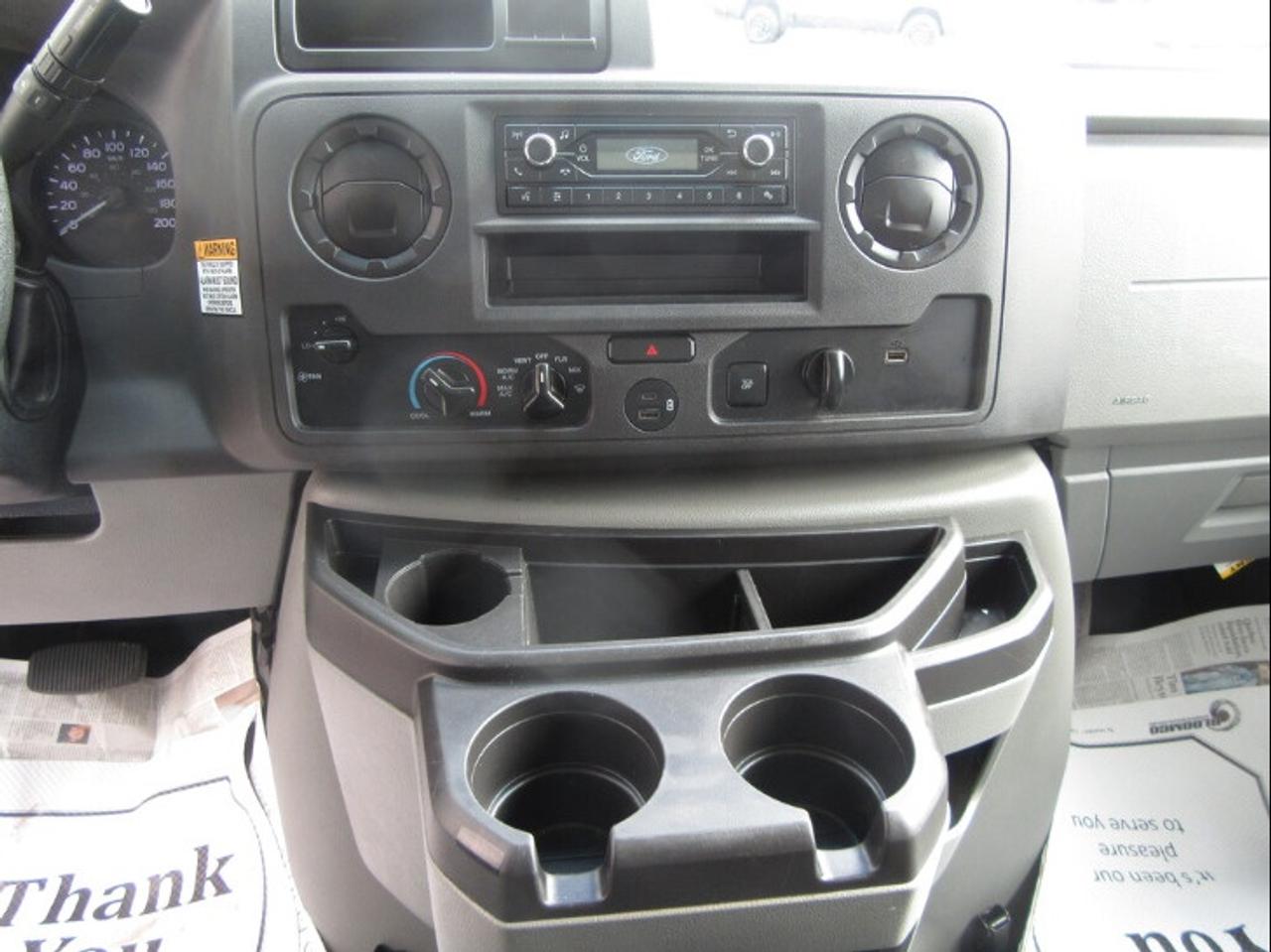 2025 Ford E-450 GAS 16FT HIGH BOX CUBE VAN WITH ROLL OUT RAMP Photo