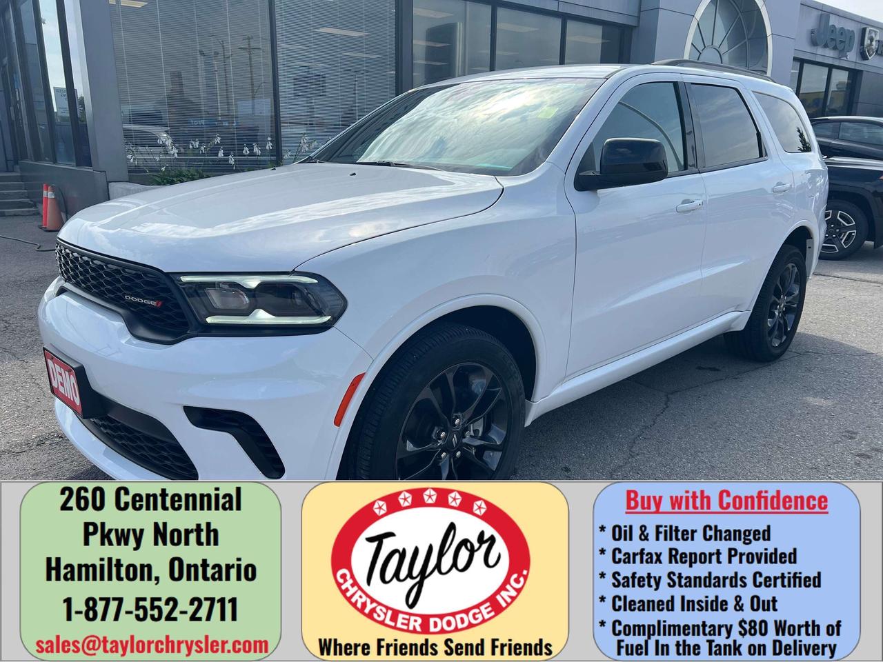 2024 Dodge Durango GT AWD V6  *TOW PACK *PWR SEAT *REMOTE START Photo
