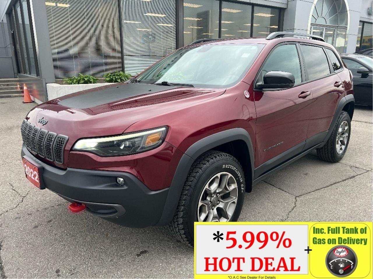 2022 Jeep Cherokee Trailhawk 4x4 V6 *CLEAN CARFAX *GREAT CONDITION Photo0