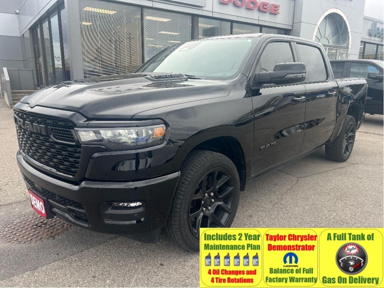 2025 RAM 1500 Sport Night G/T Crew 4x4 I-6 TT Demonstrator Photo0