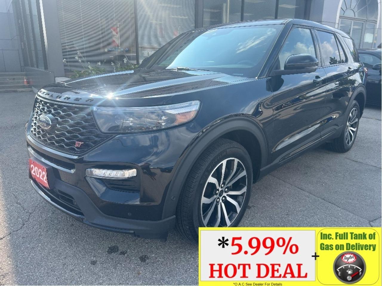 2022 Ford Explorer ST 4WD *INC SNOW TIRES!! *SUNROOF *HITCH Photo0