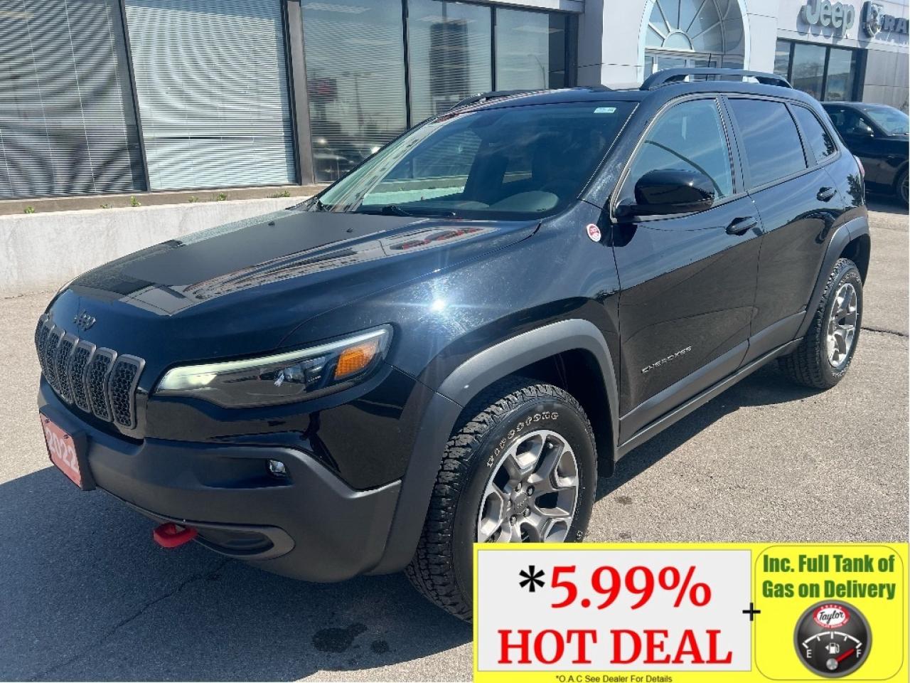 2022 Jeep Cherokee Trailhawk 4x4 V6 *PWR SEAT *HEAT SEATS *RMT START Photo0